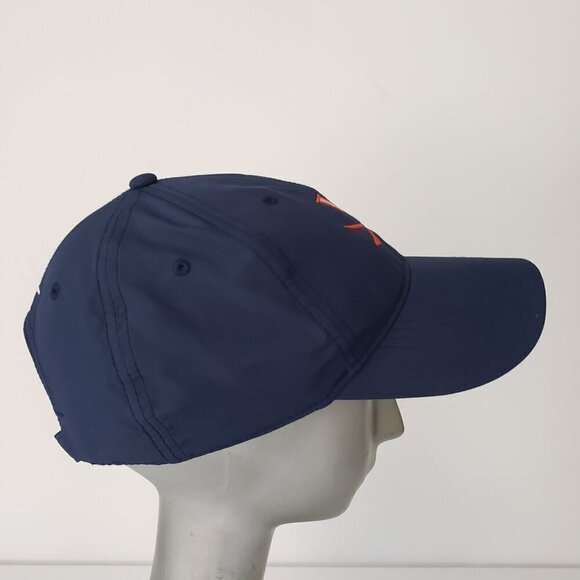 NIKE Golf UVA Cavaliers Unisex Adjustable Back Strap Navy Blue Baseball Cap - Picture 12 of 14